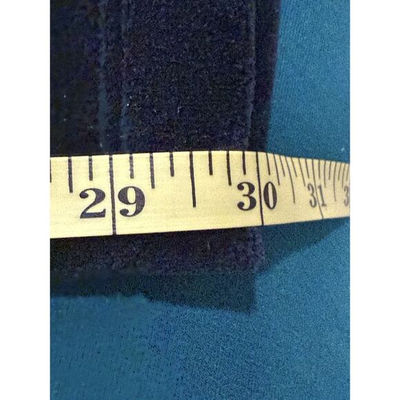 Merry & Bright Black Velour Christmas City Embroidered 2 Piece Lounge Set Large - Picture 9 of 12